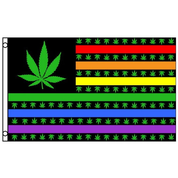 Marijuana Peace Flag Marijuana Peace 3x5 Feet Flag